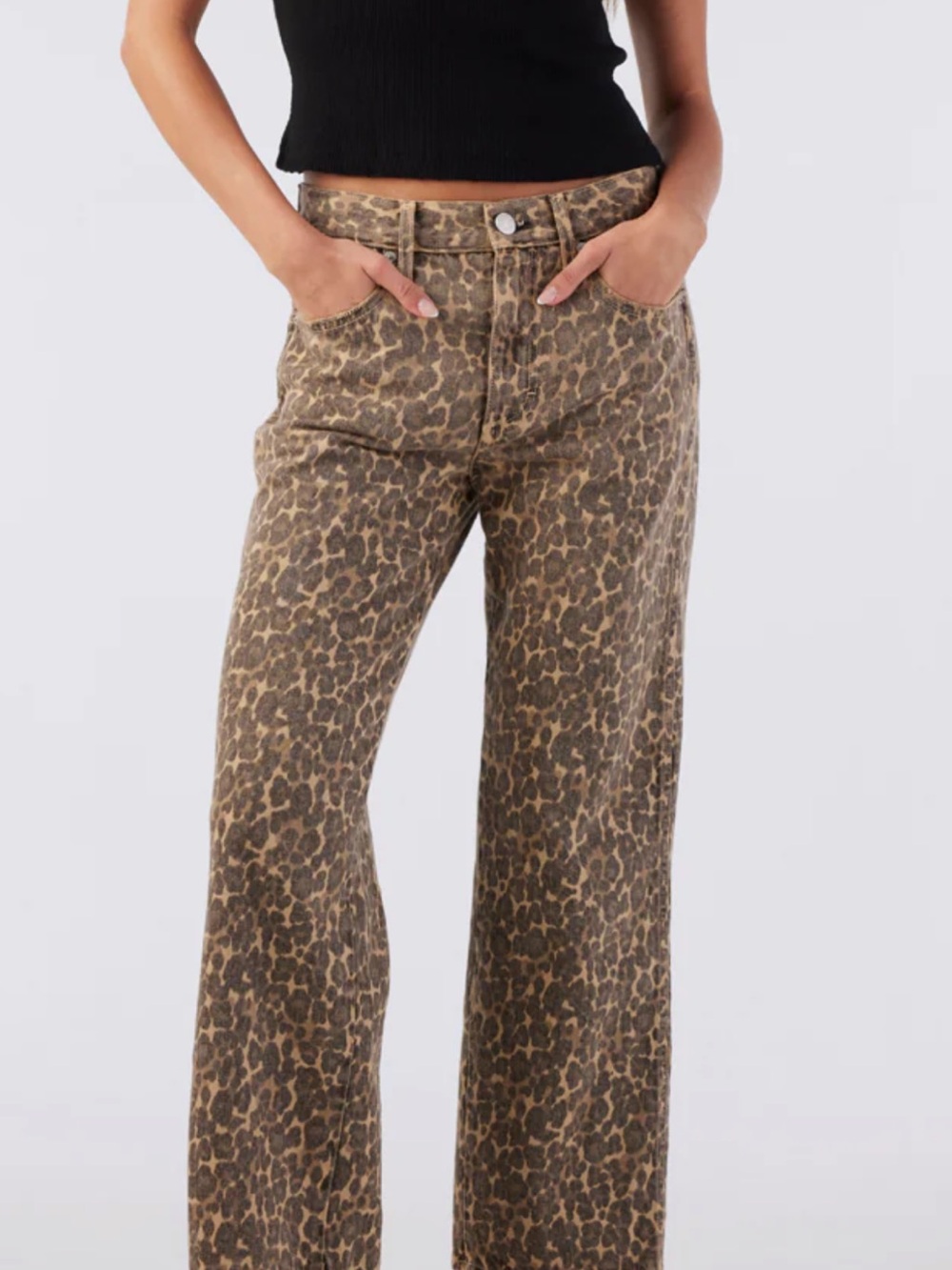 AMO Leopard Billie Jeans